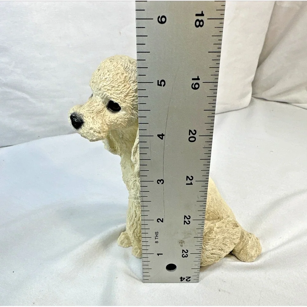 1985 Whiskers by Martha Carey Sitting Poodle Figurine Vintage Retired